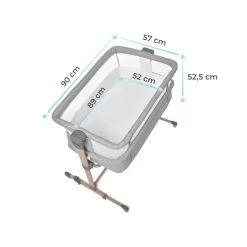 Kinderkraft Neste Air Grey-Wood Wieg Aan Bed KKLNEAIRGRY00W 17 Kinderkraft Neste Air Grey-Wood Wieg Aan Bed KKLNEAIRGRY00W -BabyWereldNederland kinderkraft neste air grey wood wieg aan bed kklneairgry00w .7