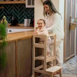 Kukka Houten Leertoren Keukenhulp KWL170 -BabyWereldNederland kukka houten leertoren keukenhulp kwl170 1