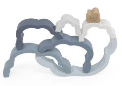 Label Label Cloud Blauw Houten Regenboog Puzzel LLWT-25293 -BabyWereldNederland label label cloud blauw houten regenboog puzzel llwt 25293 3