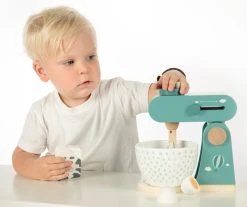 Label Label Groen Houten Keukenmixer LLWT-24913 -BabyWereldNederland label label groen houten keukenmixer llwt 24913 2