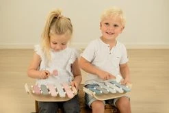 Label Label Roze Houten Xylofoon LLWT-25460 -BabyWereldNederland label label houten xylofoon 1 2