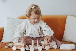 Label Label Nougat Houten Speelgoed Trein LLWT-34390 -BabyWereldNederland label label nougat houten speelgoed trein llwt 34390 4