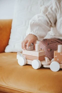 Label Label Nougat Houten Speelgoed Trein LLWT-34390 -BabyWereldNederland label label nougat houten speelgoed trein llwt 34390 6