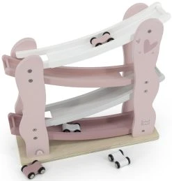 Label Label Roze Houten Autobaan LLWT-25125 -BabyWereldNederland label label roze houten autobaan llwt 25125 1