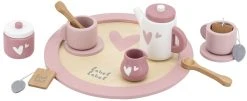 Label Label Roze Houten Theeservies Set LLWT-24838