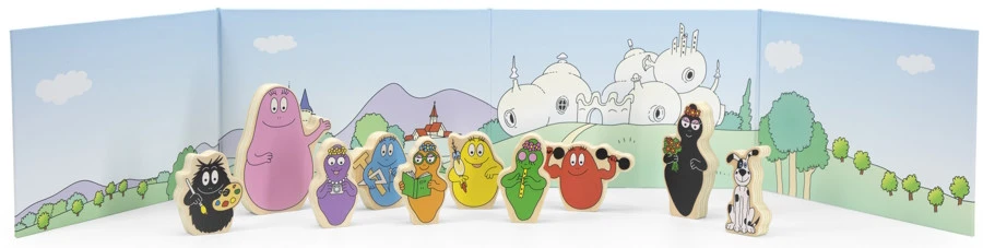 Label Label Barbapapa Houten Family Blokken LLBB-35847 1 Label Label Barbapapa Houten Family Blokken LLBB-35847