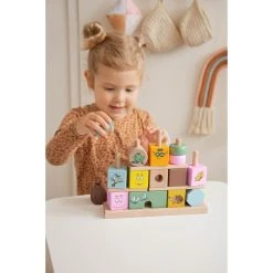 Label Label Barbapapa Houten Stapelblokken LLBB-37025 10 Label Label Barbapapa Houten Stapelblokken LLBB-37025 -BabyWereldNederland llbb 37025 barbabapapa wooden stacking blocks 08