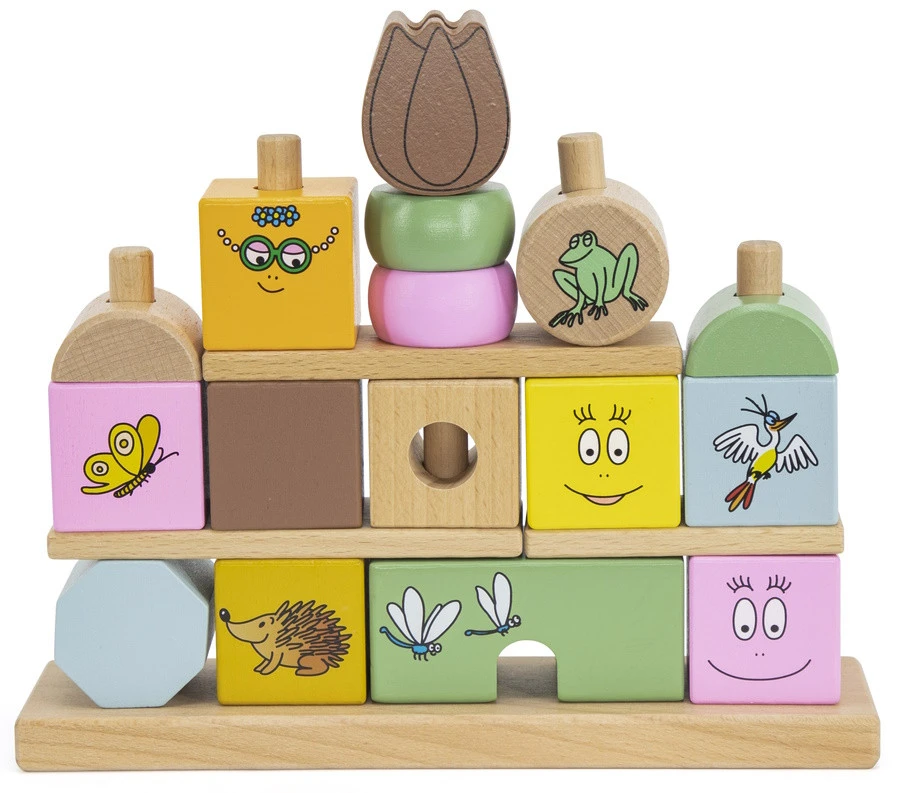 Label Label Barbapapa Houten Stapelblokken LLBB-37025 1 Label Label Barbapapa Houten Stapelblokken LLBB-37025