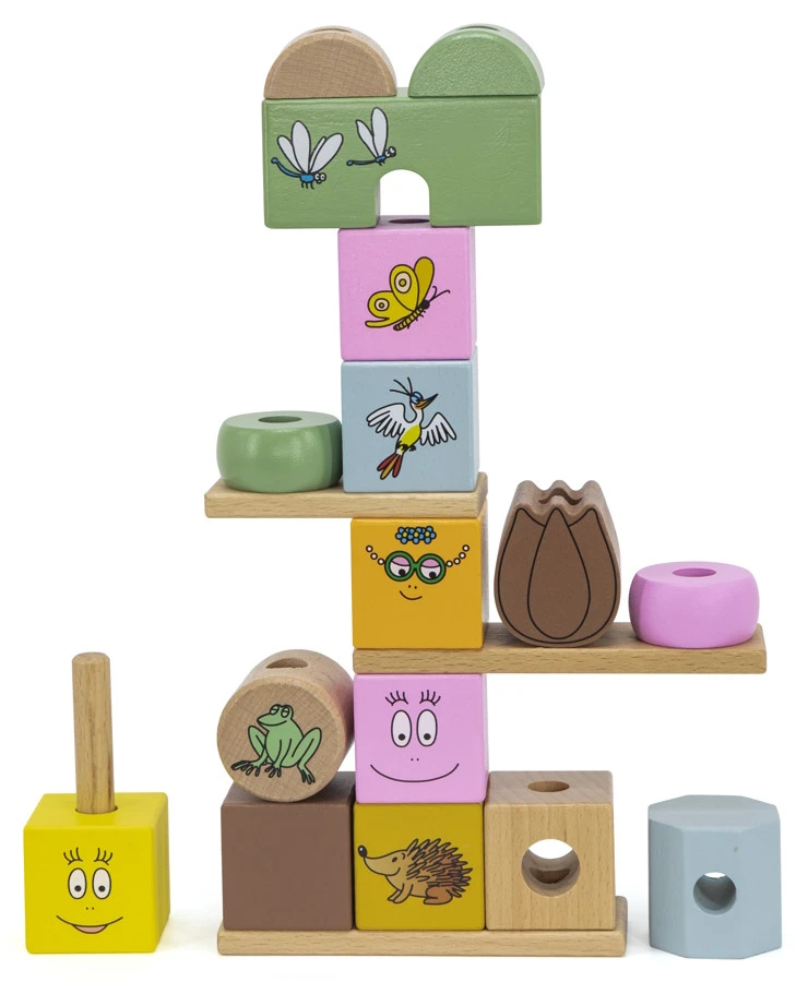 Label Label Barbapapa Houten Stapelblokken LLBB-37025 3 Label Label Barbapapa Houten Stapelblokken LLBB-37025 - Afbeelding 3