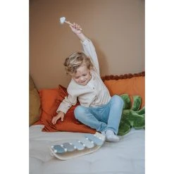 Label Label Blauw Houten Xylofoon LLWT-25477 -BabyWereldNederland llwt 25477 5420067925460 xylophone blue 03 1