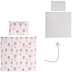 Lorelli Eva Grey Balloons 5-delige Set Voor Wieg En Ledikant 2080114-5301