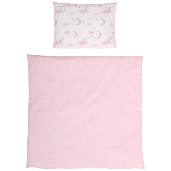 Lorelli Eva Pink Moons & Stars 5-delige Set Voor Wieg En Ledikant 2080114-5201 3 Lorelli Eva Pink Moons & Stars 5-delige Set Voor Wieg En Ledikant 2080114-5201 - Afbeelding 3