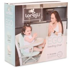 Lorelli Ego Green Inklapbare Stoelverhoger 1010048-0001 -BabyWereldNederland lorelli ego beige kinderstoel 1010048 0002 8 1