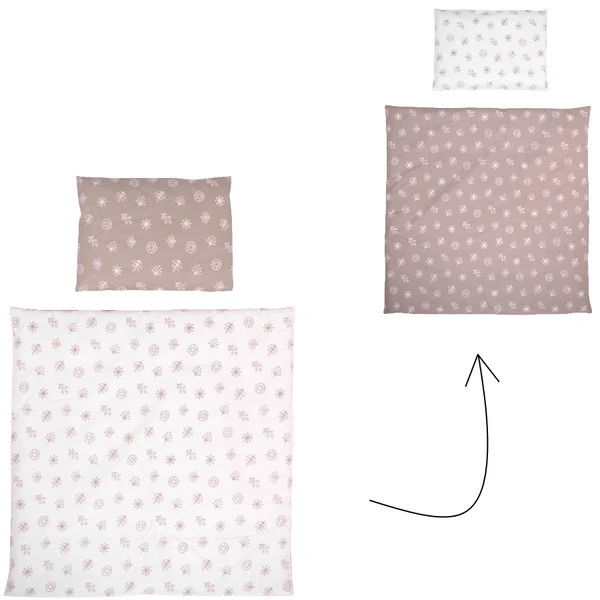 Lorelli Eva Abstract Leaves Grey/Beige 5-delige Set Voor Wieg En Ledikant 2080114-5001 1 Lorelli Eva Abstract Leaves Grey/Beige 5-delige Set Voor Wieg En Ledikant 2080114-5001