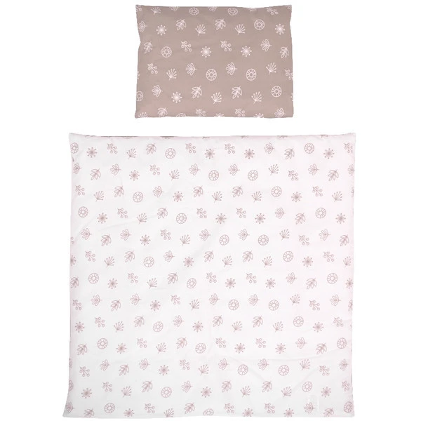 Lorelli Eva Abstract Leaves Grey/Beige 5-delige Set Voor Wieg En Ledikant 2080114-5001 2 Lorelli Eva Abstract Leaves Grey/Beige 5-delige Set Voor Wieg En Ledikant 2080114-5001 - Afbeelding 2