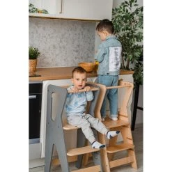 Luna Toys Nature Houten Leertoren Keukenhulp 9503009900 -BabyWereldNederland luna toys nature houten leertoren keukenhulp 9503009900 lifestyle