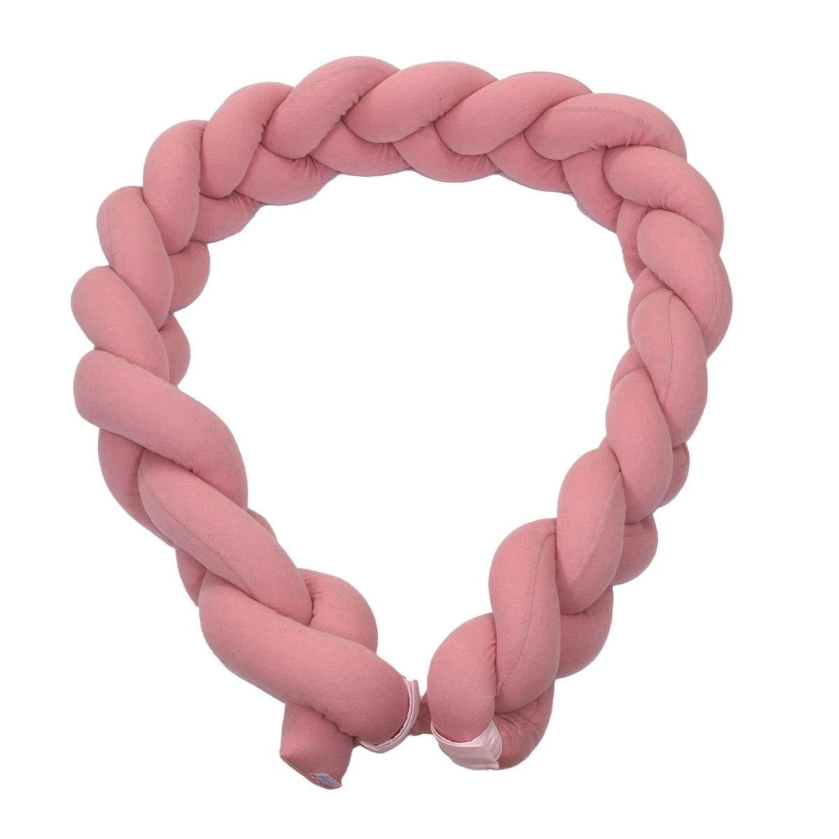 MamaLoes Amy Ajour Roze 210 Cm Braided Bedbumper 84268 1 MamaLoes Amy Ajour Roze 210 Cm Braided Bedbumper 84268