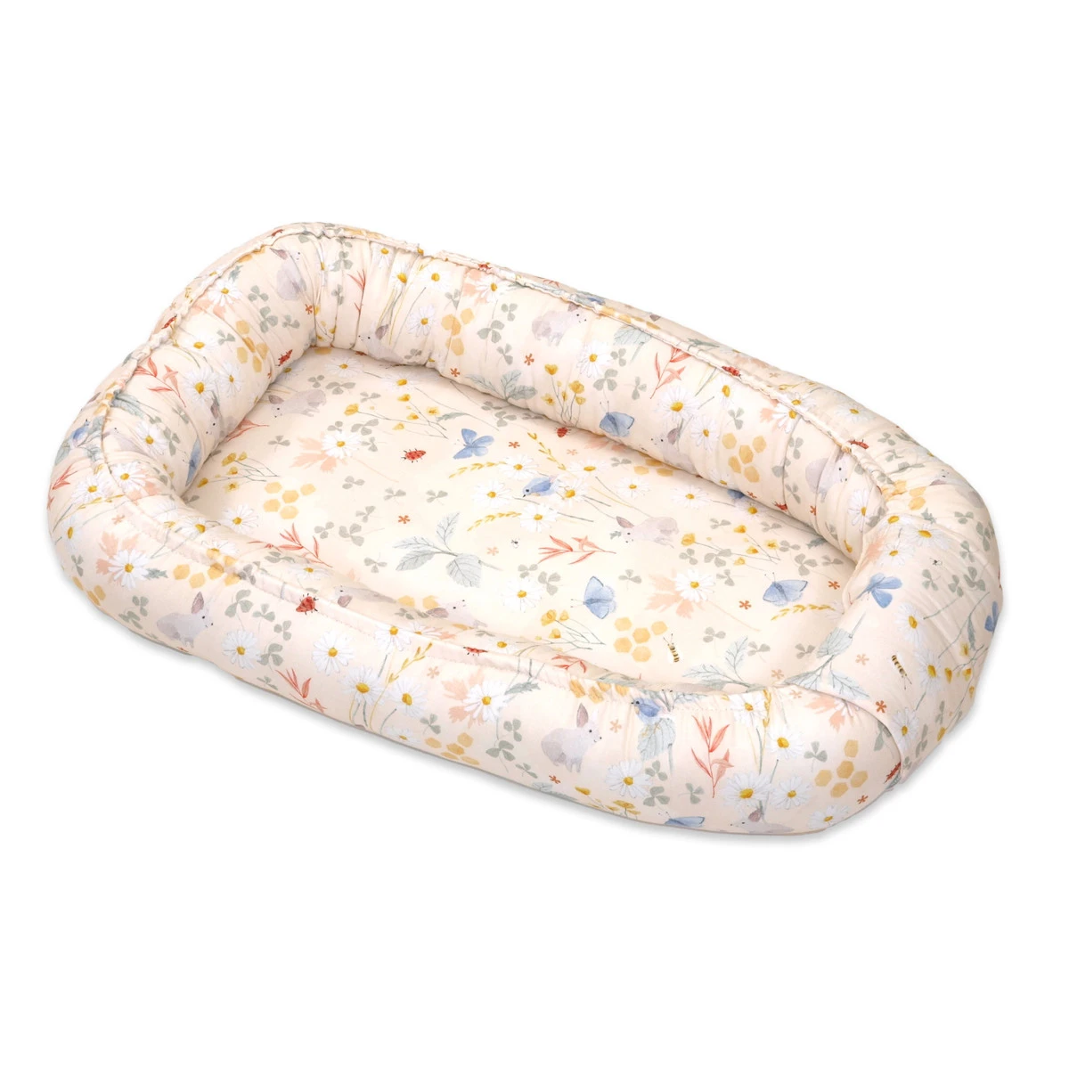 MamaLoes Amy Nature Meadow Beige Babynest 84255 2 MamaLoes Amy Nature Meadow Beige Babynest 84255 - Afbeelding 2