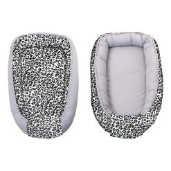 MamaLoes Amy Panter Grijs Omkeerbaar Babynest 84719