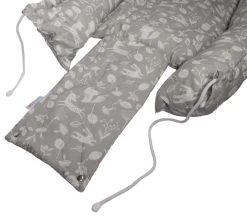 MamaLoes Botanical Animals Grijs Babynest -BabyWereldNederland mamaloes botanical animals grijs babynest 4