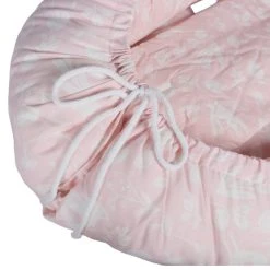 MamaLoes Botanical Animals Roze Babynest -BabyWereldNederland mamaloes botanical animals roze babynest 3
