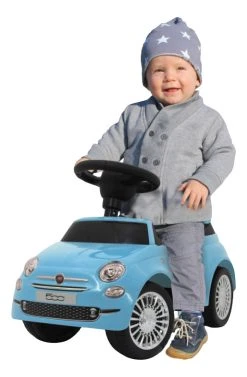 Eco Toys Fiat 500 Blauw Loopauto HZ8620 -BabyWereldNederland mamaloes eco toys fiat 500 blauw loopauto hz8620 1