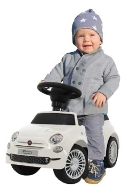 Eco Toys Fiat 500 Wit Loopauto HZ8620 -BabyWereldNederland mamaloes eco toys fiat 500 wit loopauto hz8620 1