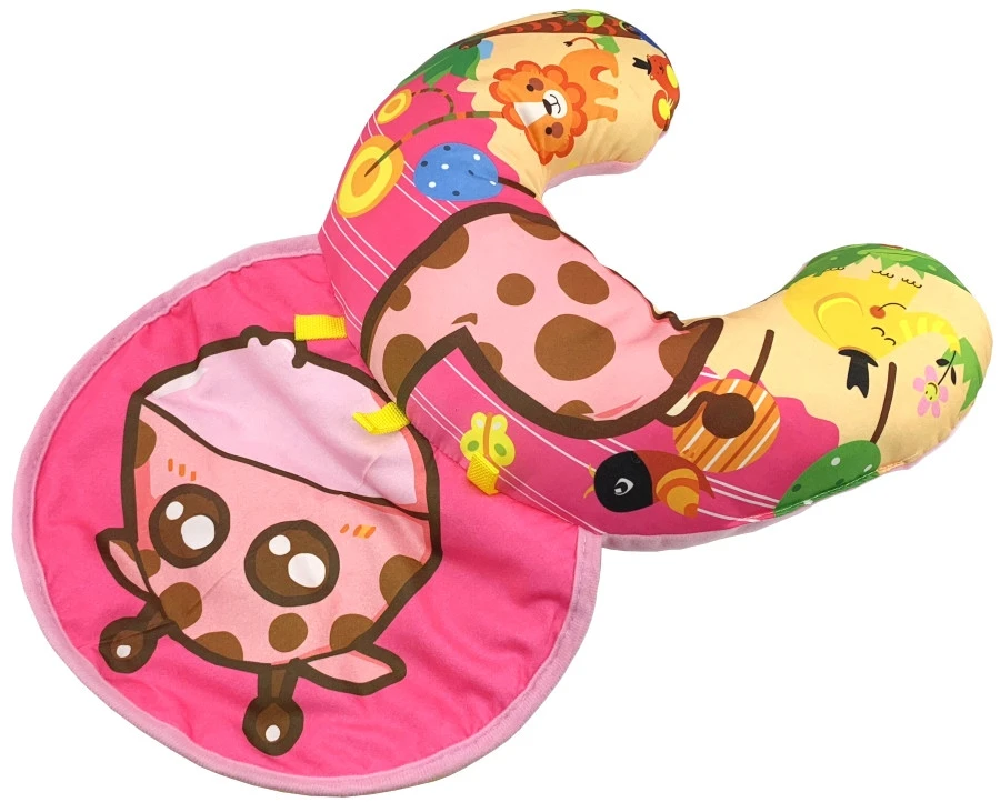 Eco Toys Jungle Roze Giraffe Buiktrainer HC355413 2 Eco Toys Jungle Roze Giraffe Buiktrainer HC355413 - Afbeelding 2