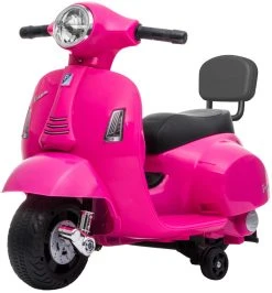 Eco Toys Pink Elektrische Vespa Scooter H1