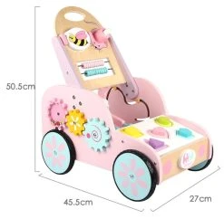 Eco Toys Roze Houten Activiteiten Loopwagen HC494888 10 Eco Toys Roze Houten Activiteiten Loopwagen HC494888 -BabyWereldNederland mamaloes eco toys roze houten activiteiten loopwagen hc494888 01