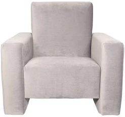 Ding Jamie Velvet Grijs Kinderfauteuil DI-34204