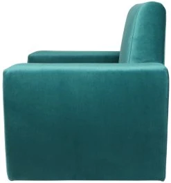 Ding Jamie Velvet Petrol Kinderfauteuil DI-34205 -BabyWereldNederland mamaloes kinderfauteuil velvet turquoise 02k