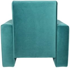 Ding Jamie Velvet Petrol Kinderfauteuil DI-34205 -BabyWereldNederland mamaloes kinderfauteuil velvet turquoise 03k