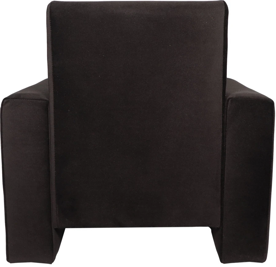 Ding Jamie Velvet Zwart Kinderfauteuil DI-34203 4 Ding Jamie Velvet Zwart Kinderfauteuil DI-34203 - Afbeelding 4