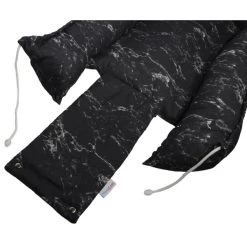 MamaLoes Marmer Zwart Babynest -BabyWereldNederland mamaloes marmer zwart babynest 4 1