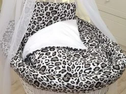 MamaLoes Panter Grijs Deluxe Wit Baby Wiegje 80749 8 MamaLoes Panter Grijs Deluxe Wit Baby Wiegje 80749 -BabyWereldNederland mamaloes panter grijs deluxe wit baby wiegje 80749 1