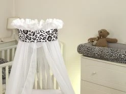 MamaLoes Panter Grijs Deluxe Wit Baby Wiegje 80749 9 MamaLoes Panter Grijs Deluxe Wit Baby Wiegje 80749 -BabyWereldNederland mamaloes panter grijs deluxe wit baby wiegje 80749 2