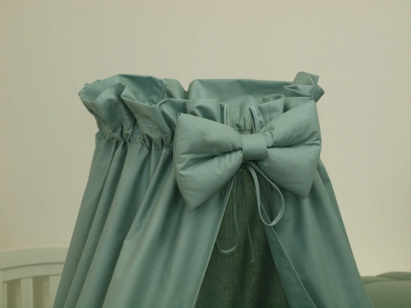 MamaLoes Pure Stonegreen Deluxe Wit Baby Wiegje 80635 5 MamaLoes Pure Stonegreen Deluxe Wit Baby Wiegje 80635 - Afbeelding 5