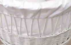 MamaLoes Rotan Wit Baby Wiegje 66755 -BabyWereldNederland mamaloes rotan wit baby wiegje 2