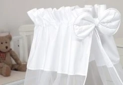 MamaLoes Royal Wit Voile Baby Wiegje 66756 6 MamaLoes Royal Wit Voile Baby Wiegje 66756 -BabyWereldNederland mamaloes royal wit voile baby wiegje 3