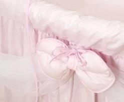 MamaLoes Royal Zacht Roze Voile Baby Wiegje 66757 6 MamaLoes Royal Zacht Roze Voile Baby Wiegje 66757 -BabyWereldNederland mamaloes royal zacht roze voile baby wiegje 2