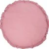 MamaLoes Soft Cotton Ruffle Licht Roze 90 Cm Rond Boxkleed ML020245