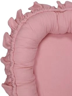 MamaLoes Soft Cotton Ruffle Licht Roze Babynest ML020113 -BabyWereldNederland mamaloes soft cotton ruffle licht roze babynest ml020113 3