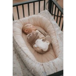 MamaLoes Panther Army Green Omkeerbaar Babynest ML3038 -BabyWereldNederland mamaloes stippen omkeerbaar babynest ml020107 10