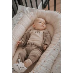 MamaLoes Panther Army Green Omkeerbaar Babynest ML3038 -BabyWereldNederland mamaloes stippen omkeerbaar babynest ml020107 12