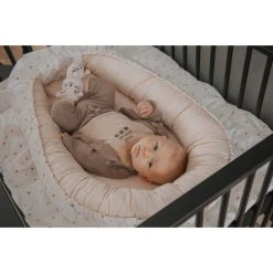 MamaLoes Panther Army Green Omkeerbaar Babynest ML3038 -BabyWereldNederland mamaloes stippen omkeerbaar babynest ml020107 14