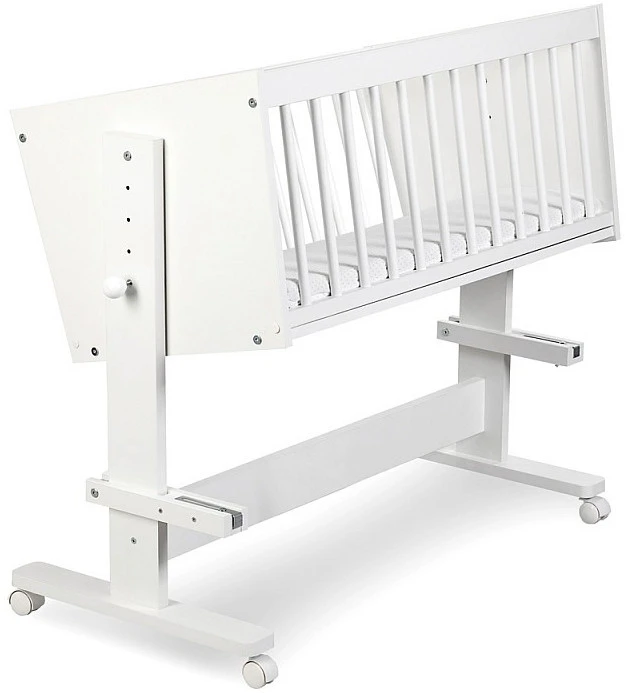 MamaLoes Zoya Wit 4-in-1 Schommelwiegje 2 MamaLoes Zoya Wit 4-in-1 Schommelwiegje - Afbeelding 2