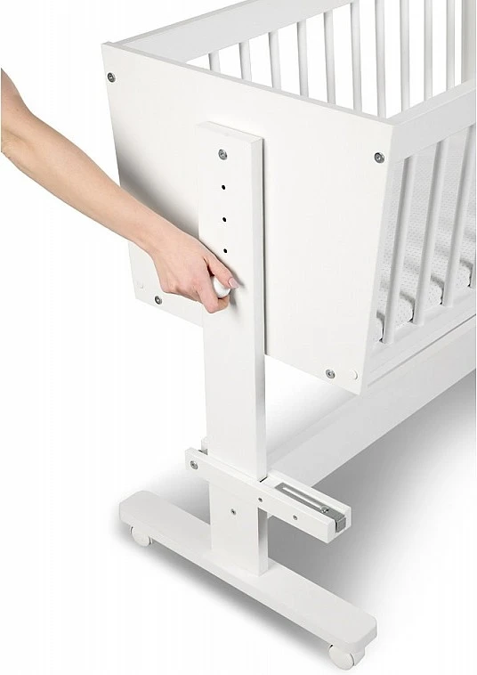 MamaLoes Zoya Wit 4-in-1 Schommelwiegje 4 MamaLoes Zoya Wit 4-in-1 Schommelwiegje - Afbeelding 4