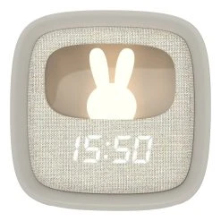 MOB Billy Grijs Klok En Nachtlampje BILLY-GR-01