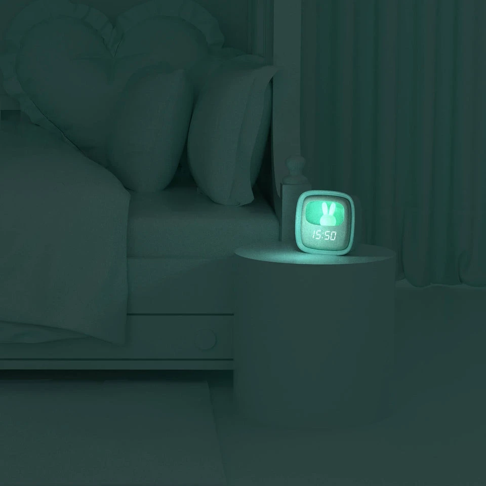 MOB Billy Turquoise Klok En Nachtlampje BILLY-BL-01 6 MOB Billy Turquoise Klok En Nachtlampje BILLY-BL-01 - Afbeelding 6